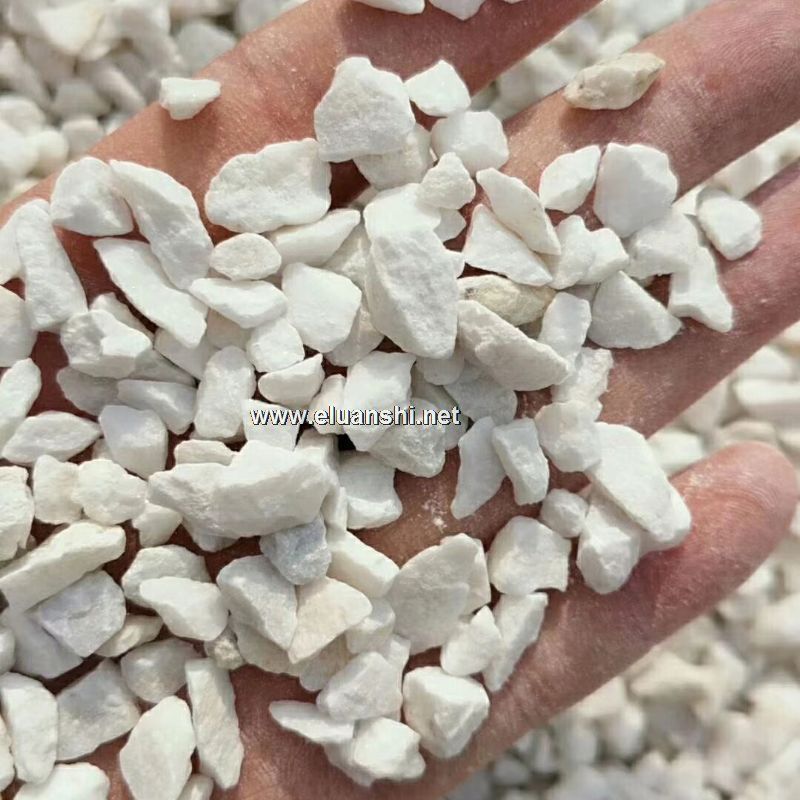 白色砾石水洗石小石子 白色砾石水洗石小石子