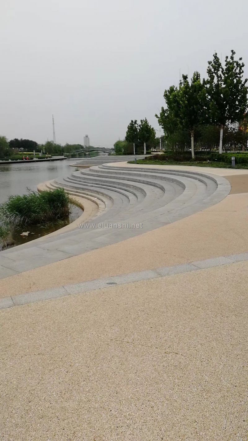 胶粘石透水地坪施工 胶粘石透水地坪施工