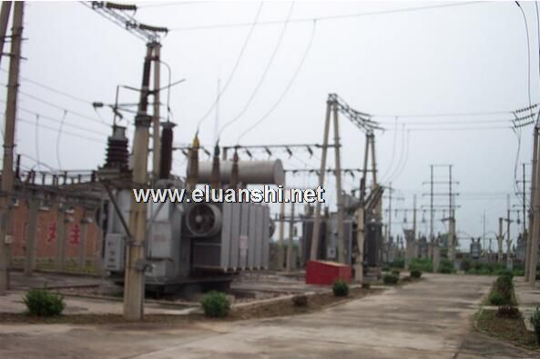 变电站储油池/泄油坑高压配电装置变压器鹅卵石